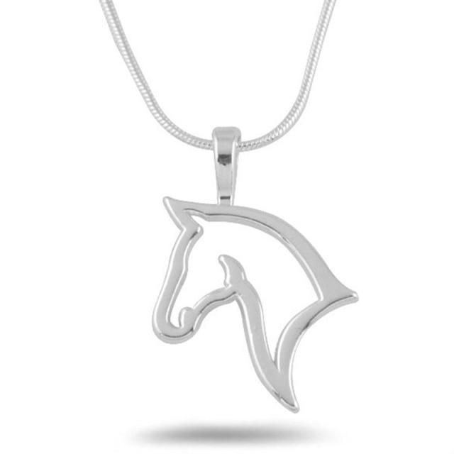Silver horse pendant