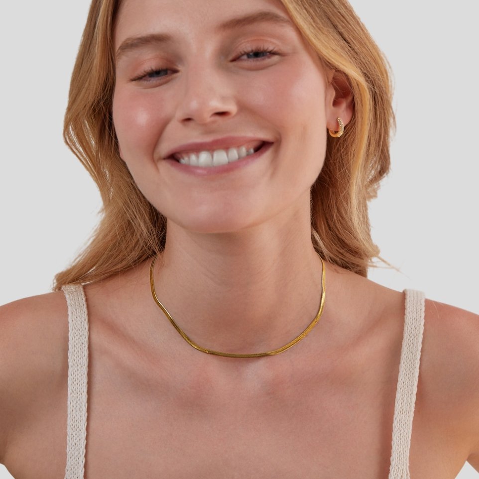 Snake chain necklace