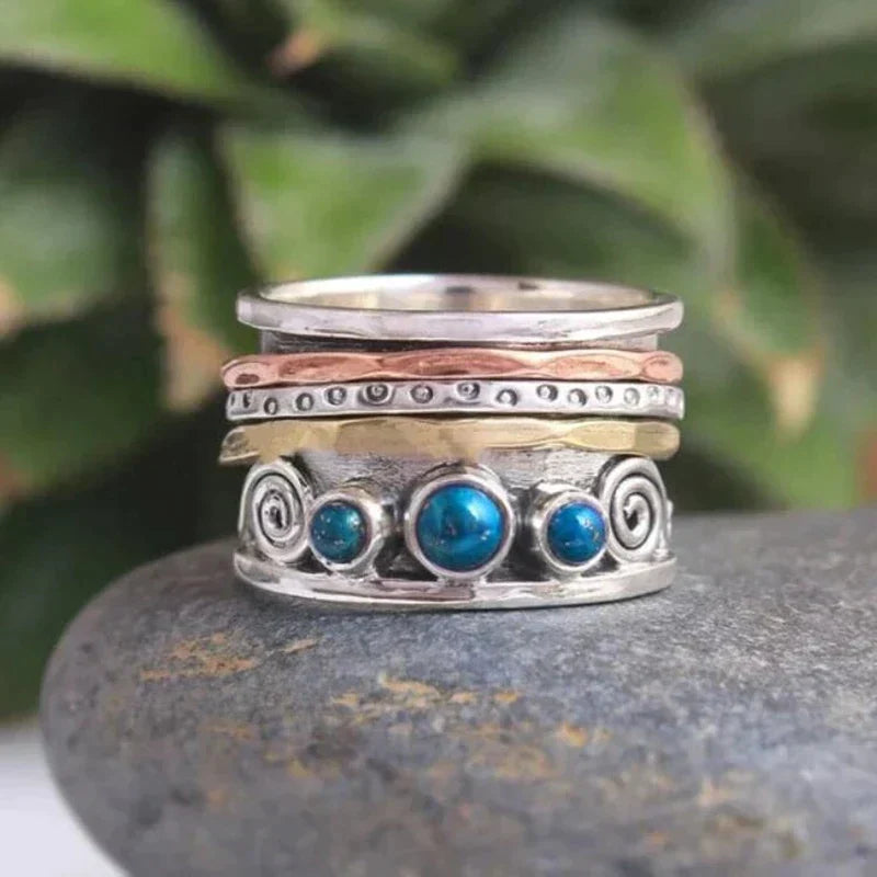 Bohemian meditation ring