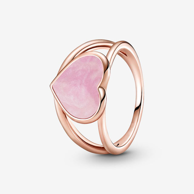 Pink Love Heart Ring