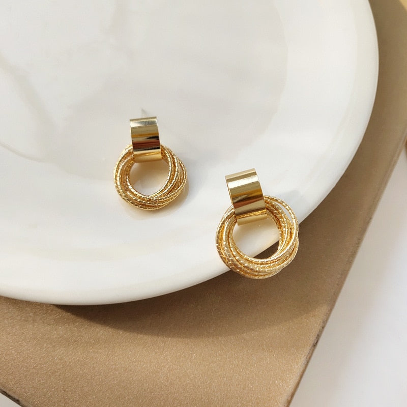 Luxury hoop earrings