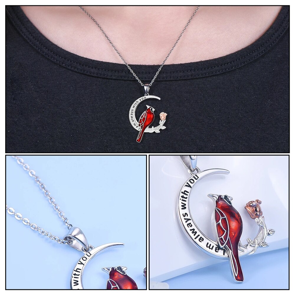 Happy L necklace with enamel
