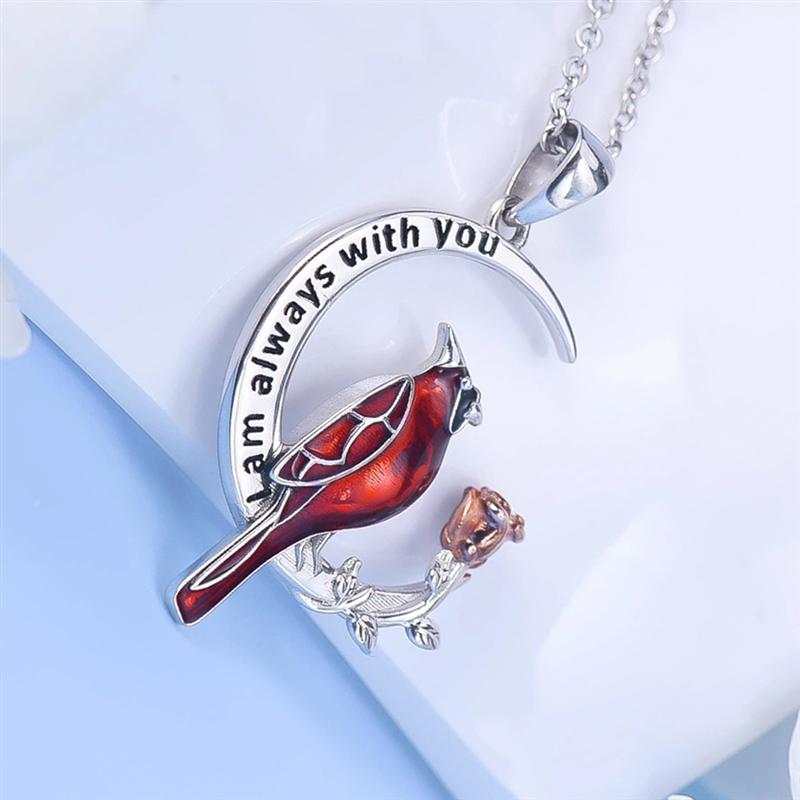 Happy L necklace with enamel