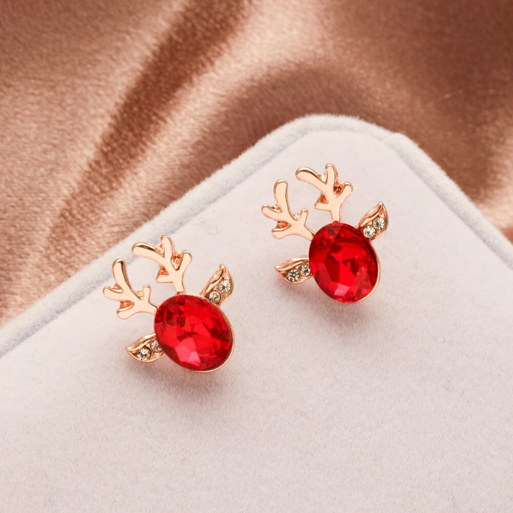 Limited edition Bambi earring with inlaid zircons