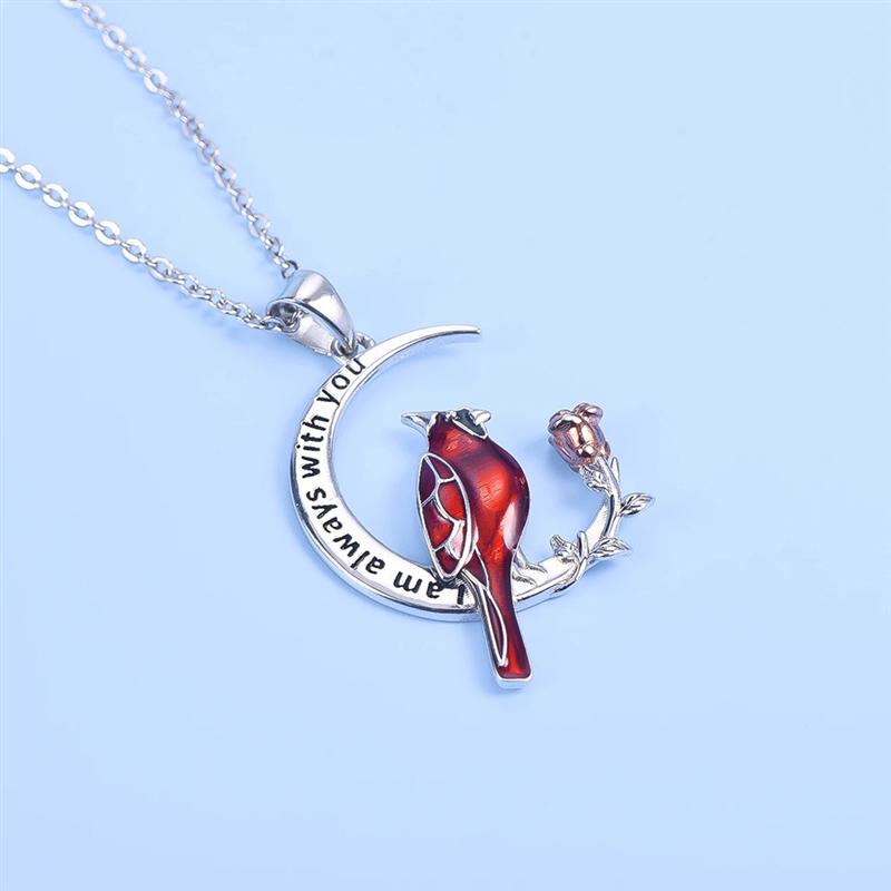 Happy L necklace with enamel