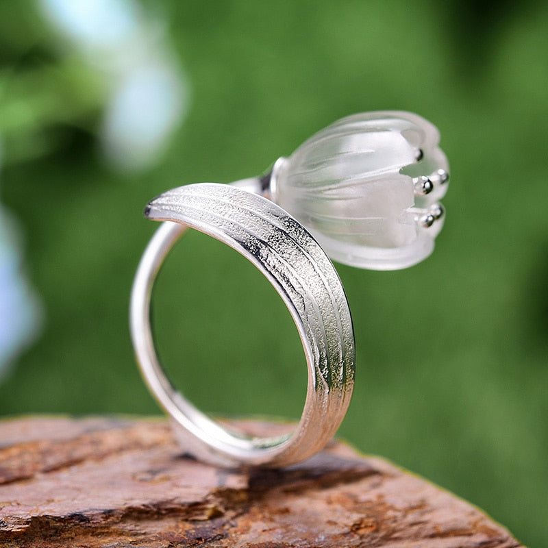 Adjustable Lily Flower Ring