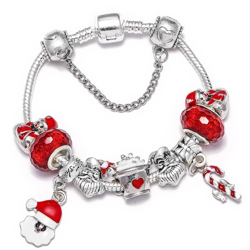 Santa Claus Christmas Bracelet