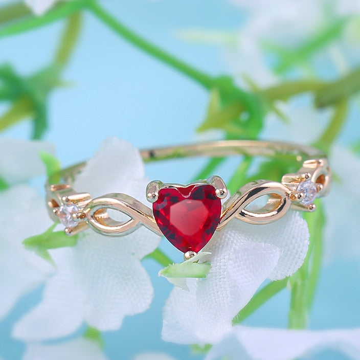 Crystal Love Ring