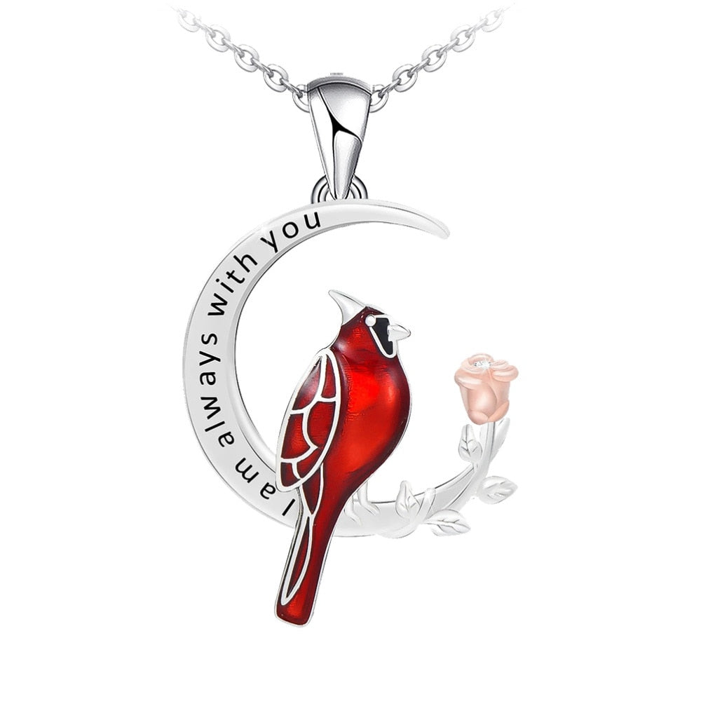 Happy L necklace with enamel