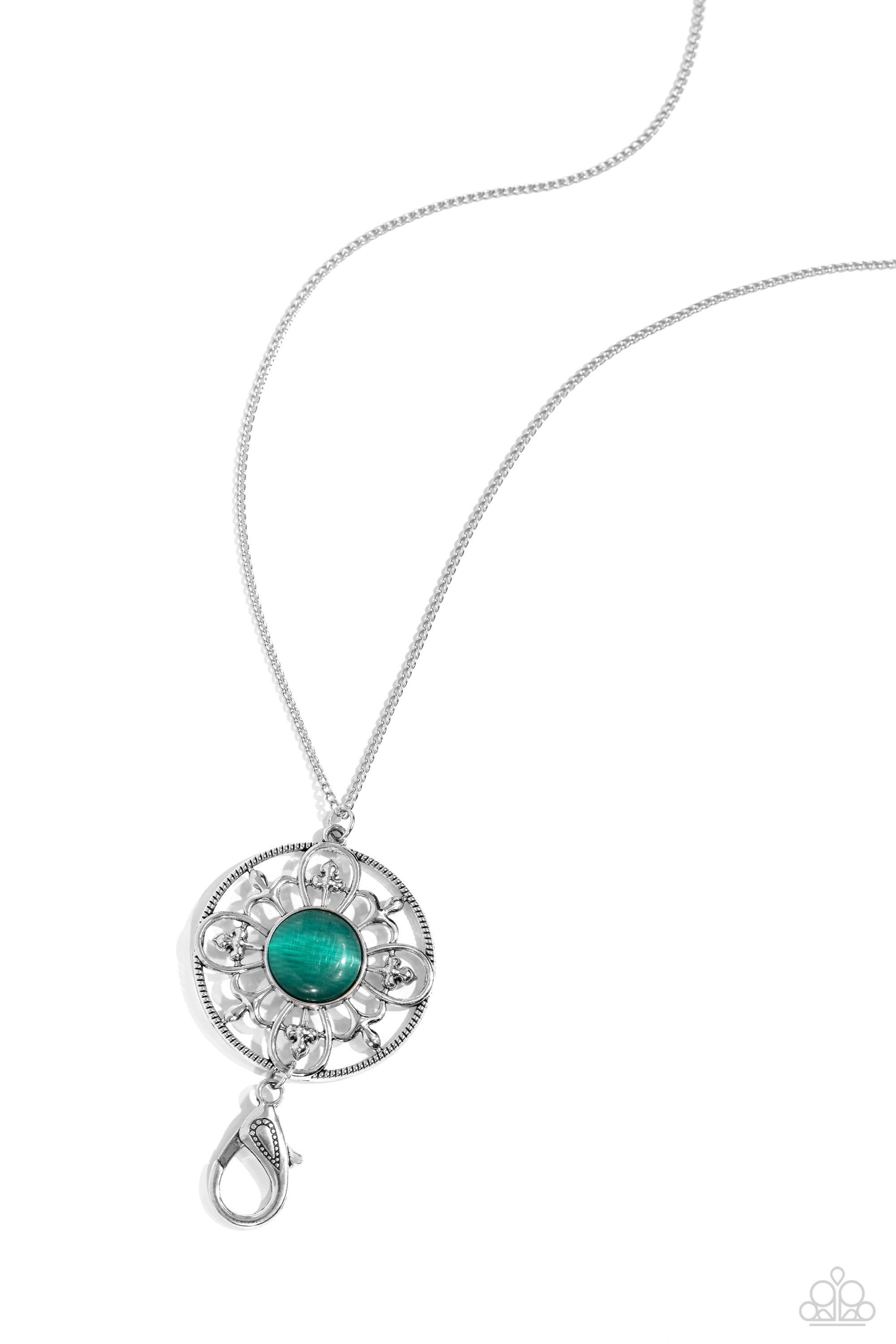 Celestial Compass - Green Necklace