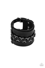 Load image into Gallery viewer, Rocker Attitude - Black Bracelet
