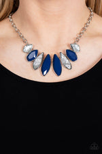 Load image into Gallery viewer, Crystallized Couture - Blue Necklace
