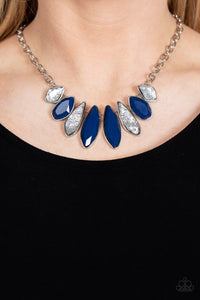 Crystallized Couture - Blue Necklace