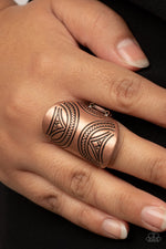 Load image into Gallery viewer, Pharaoh Party - Copper Ring
