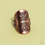 Load image into Gallery viewer, Pharaoh Party - Copper Ring
