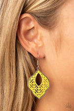 Load image into Gallery viewer, Thessaly Terrace - Yellow Earrings
