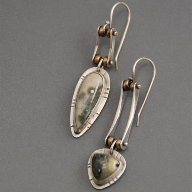 Long punk mechanical earrings