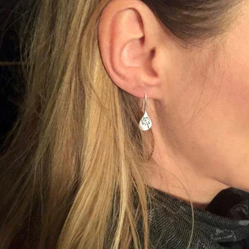 Flower earrings