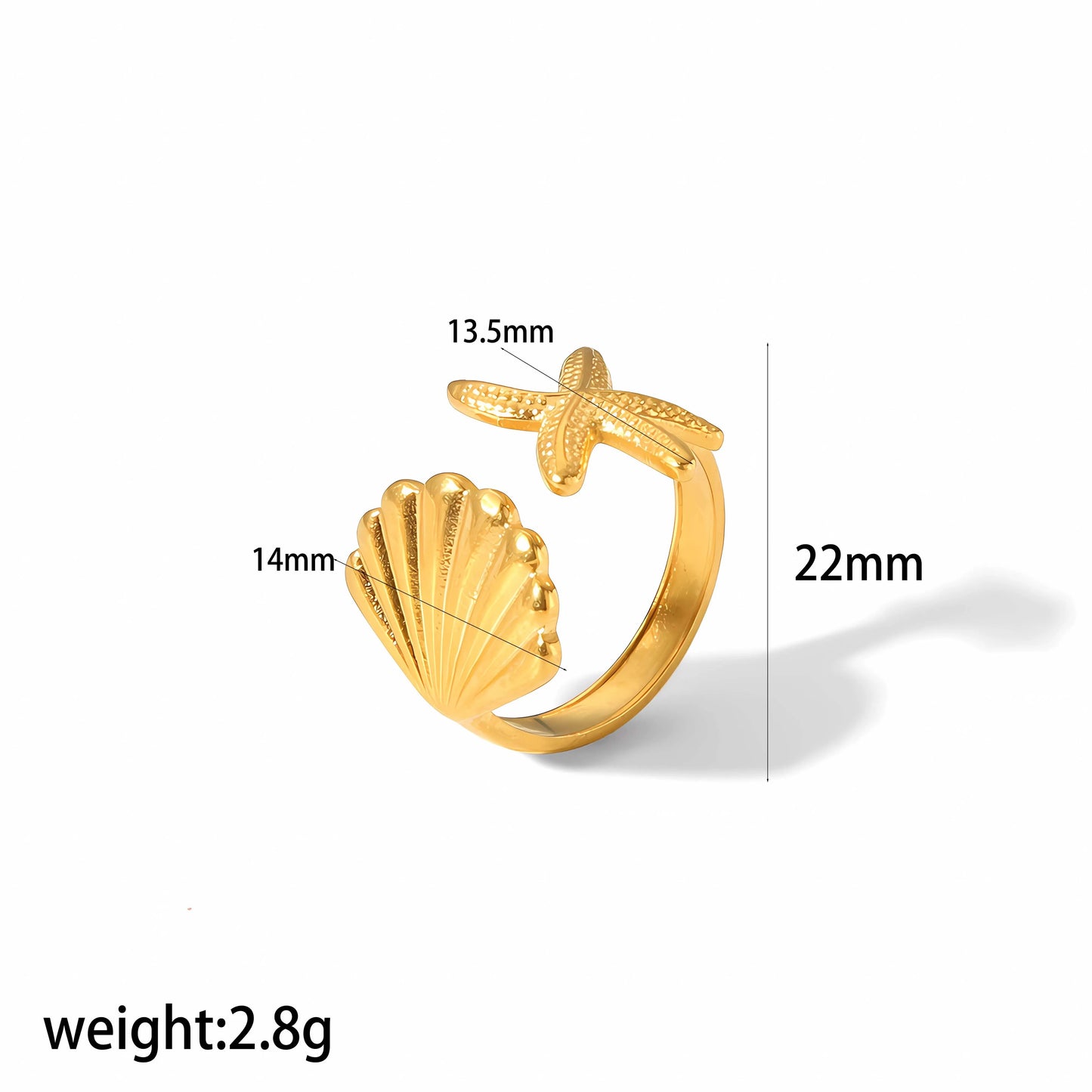 Ring set I with sea icons