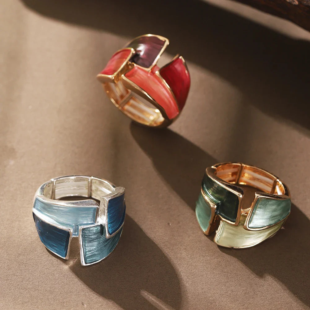 Almana I Adjustable Geometric Ring