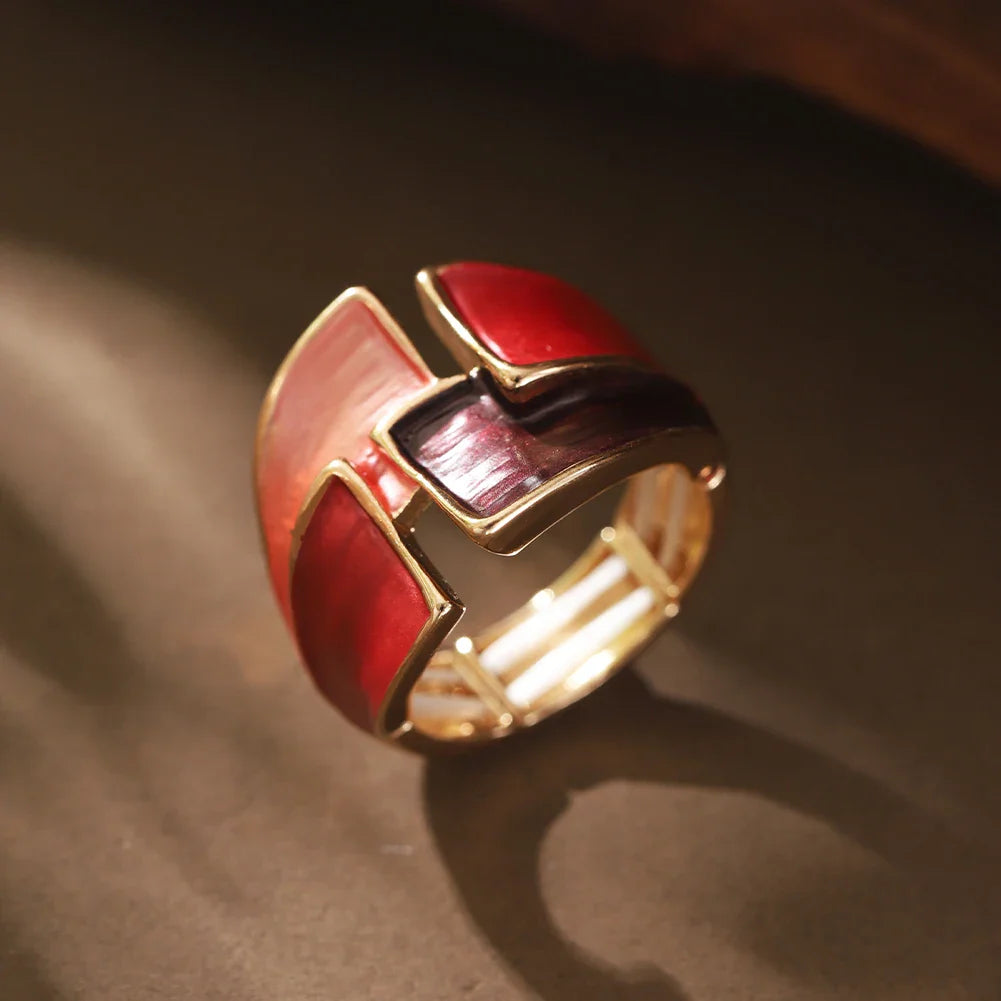 Almana I Adjustable Geometric Ring