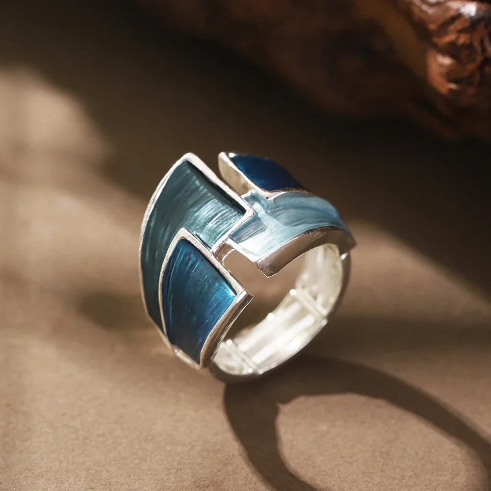 Almana I Adjustable Geometric Ring