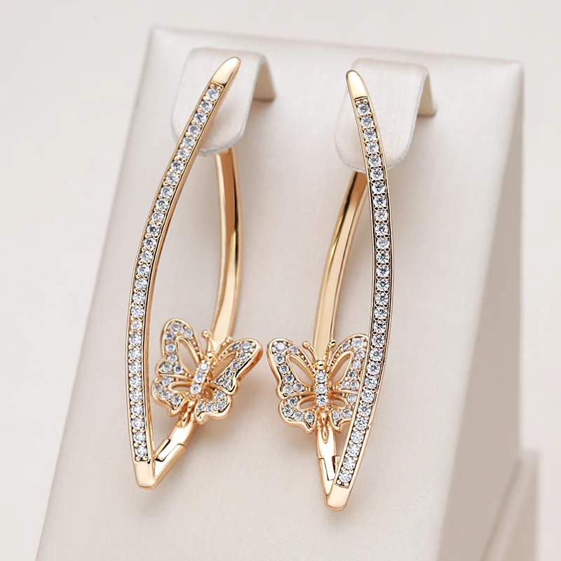 Sparkling butterfly earrings