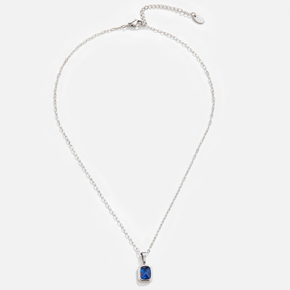 Ocean Blue Pendant Necklace
