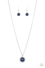 Load image into Gallery viewer, Wall Street Wonder Blue Necklace Paparazzi
