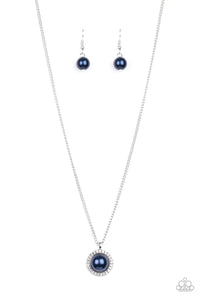 Wall Street Wonder Blue Necklace Paparazzi