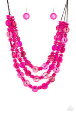 Load image into Gallery viewer, Barbados Bopper - Pink Necklace Paparazzi
