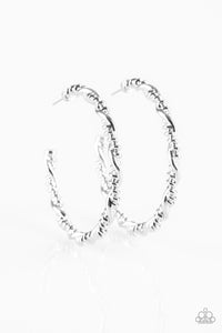 Street Mod - Silver Hoop Earrings