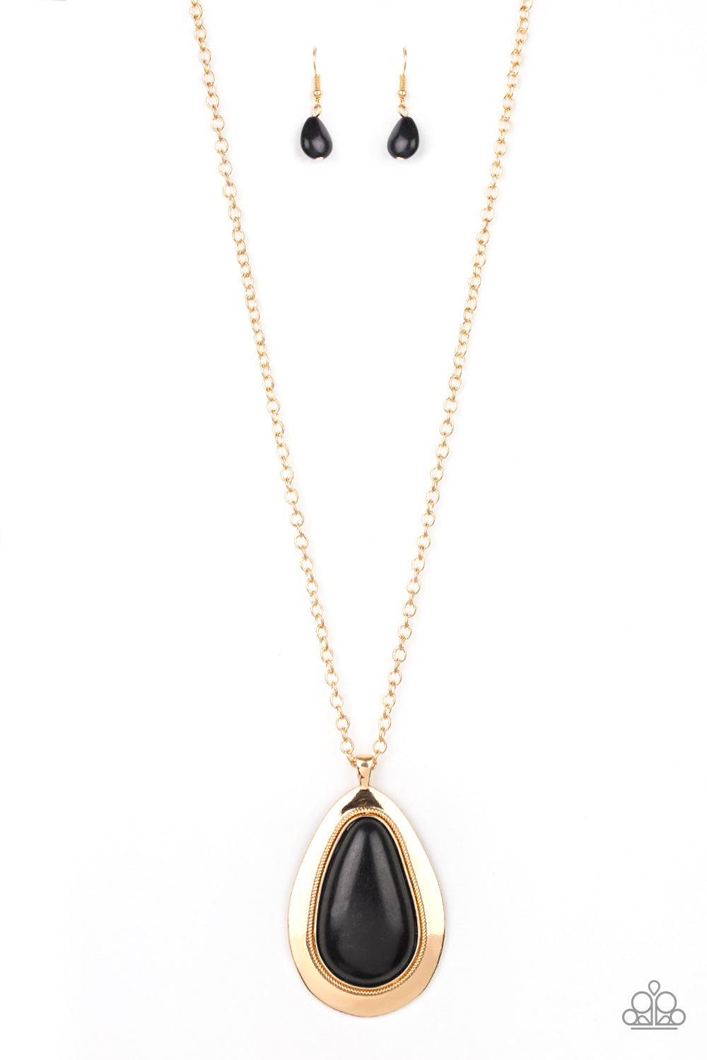 BADLAND To The Bone - Gold Necklace Paparazzi