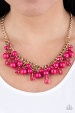 Load image into Gallery viewer, Tour de Trendsetter - Pink Necklace Paparazzi
