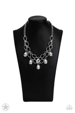 Load image into Gallery viewer, Show-Stopping Shimmer - White Necklace Paparazzi
