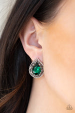 Load image into Gallery viewer, Debutante Debut - Green Earrings
