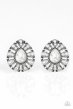 Load image into Gallery viewer, Treasure Retreat - White Earrings
