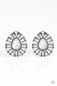 Treasure Retreat - White Earrings