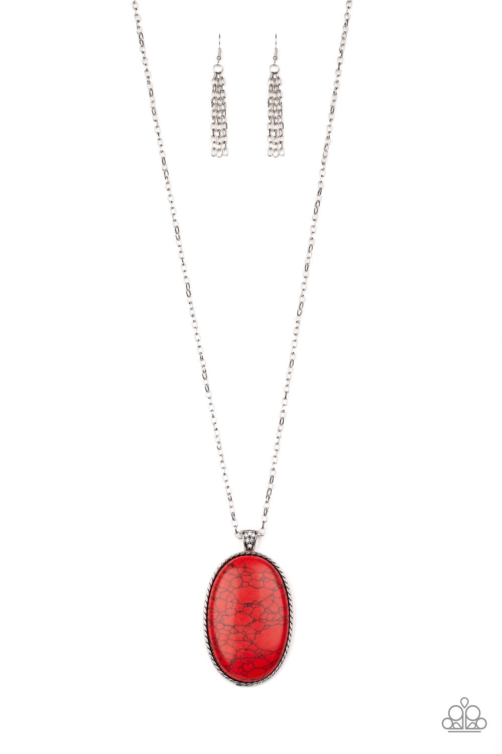 Stone Stampede - Red Necklace Paparazzi