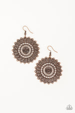 Load image into Gallery viewer, Globetrotting Guru - Copper Earrings
