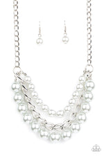 Load image into Gallery viewer, Empire State Empress - Silver Necklace Paparazzi
