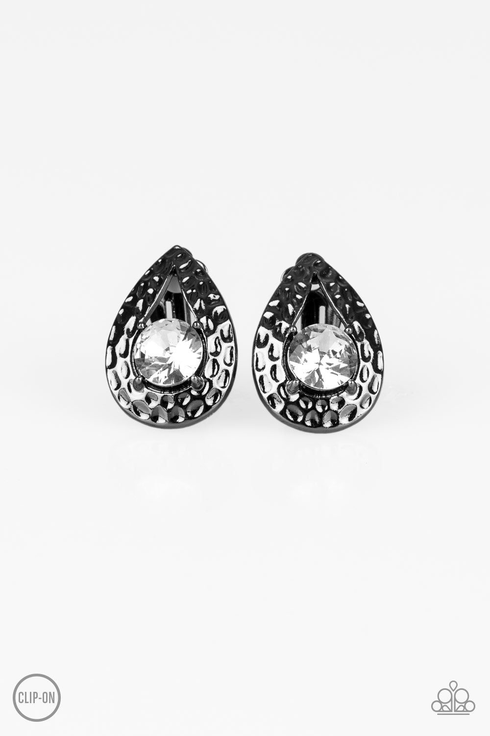 Elite Edge - Black Earrings Paparazzi