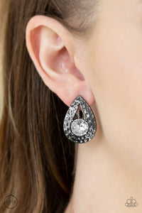 Elite Edge - Black Earrings Paparazzi