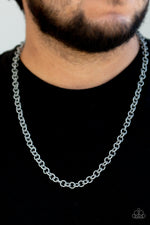 Load image into Gallery viewer, Courtside Couture - Silver Necklace Paparazzi Men’s
