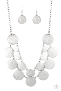 Stop and Reflect - Silver Necklace Paparazzi