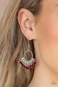 Charmingly Cabaret - Red Earrings