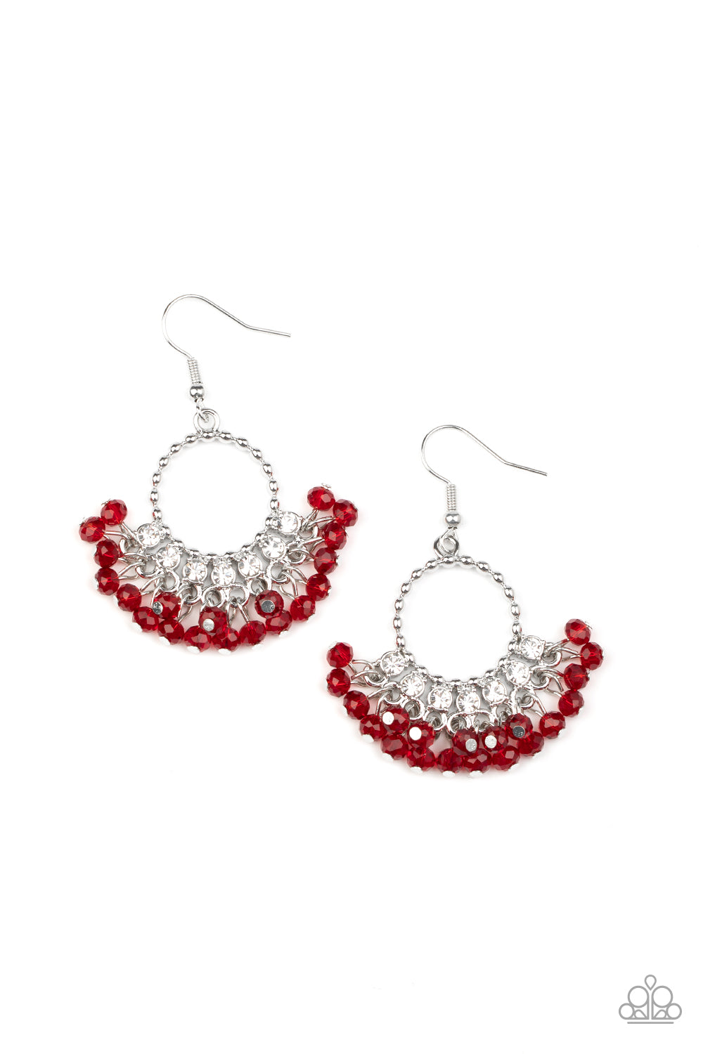 Charmingly Cabaret - Red Earrings