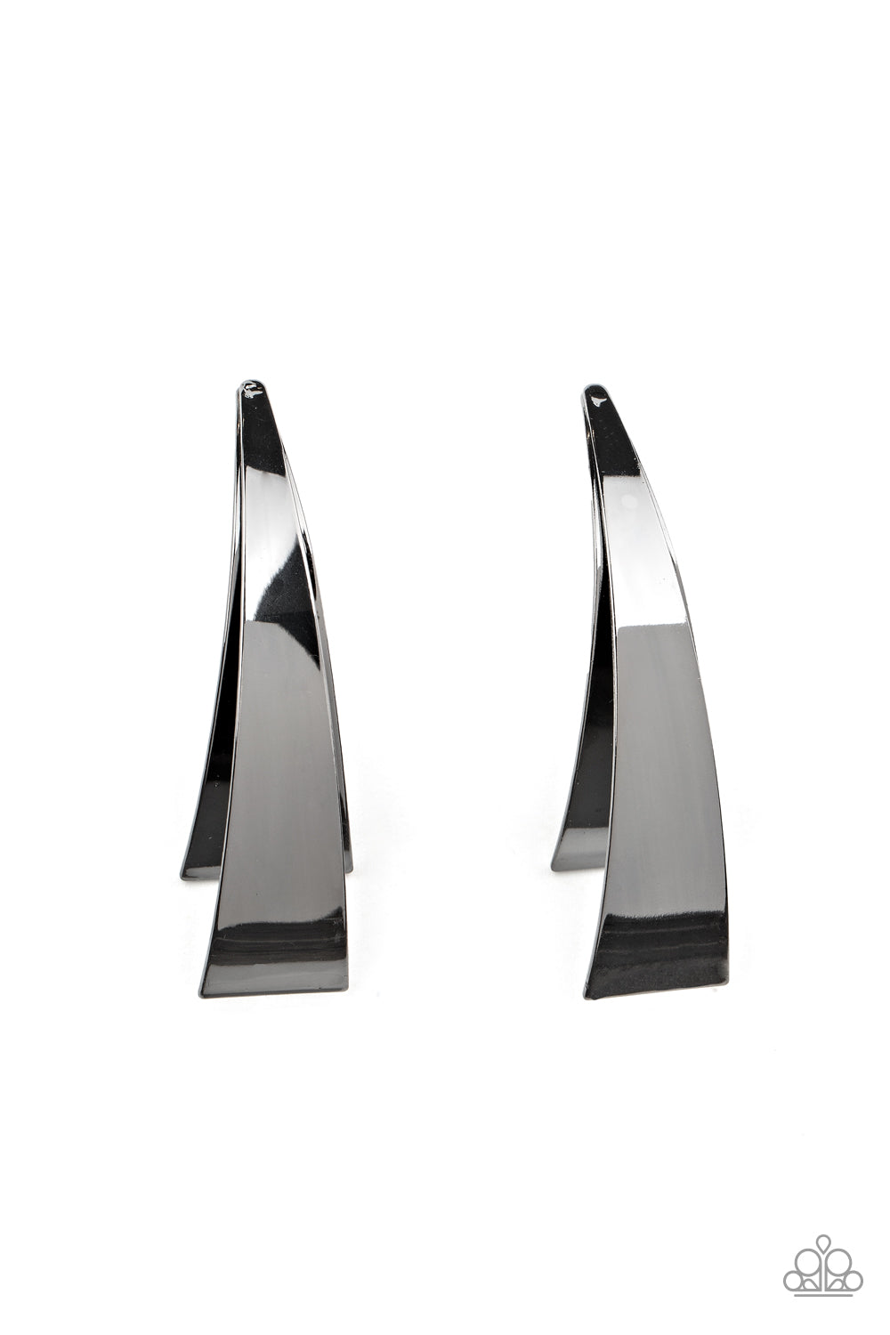 Underestimated Edge - Gunmetal Earrings