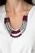 Load image into Gallery viewer, BEAD Your Own Drum - Purple Necklace
