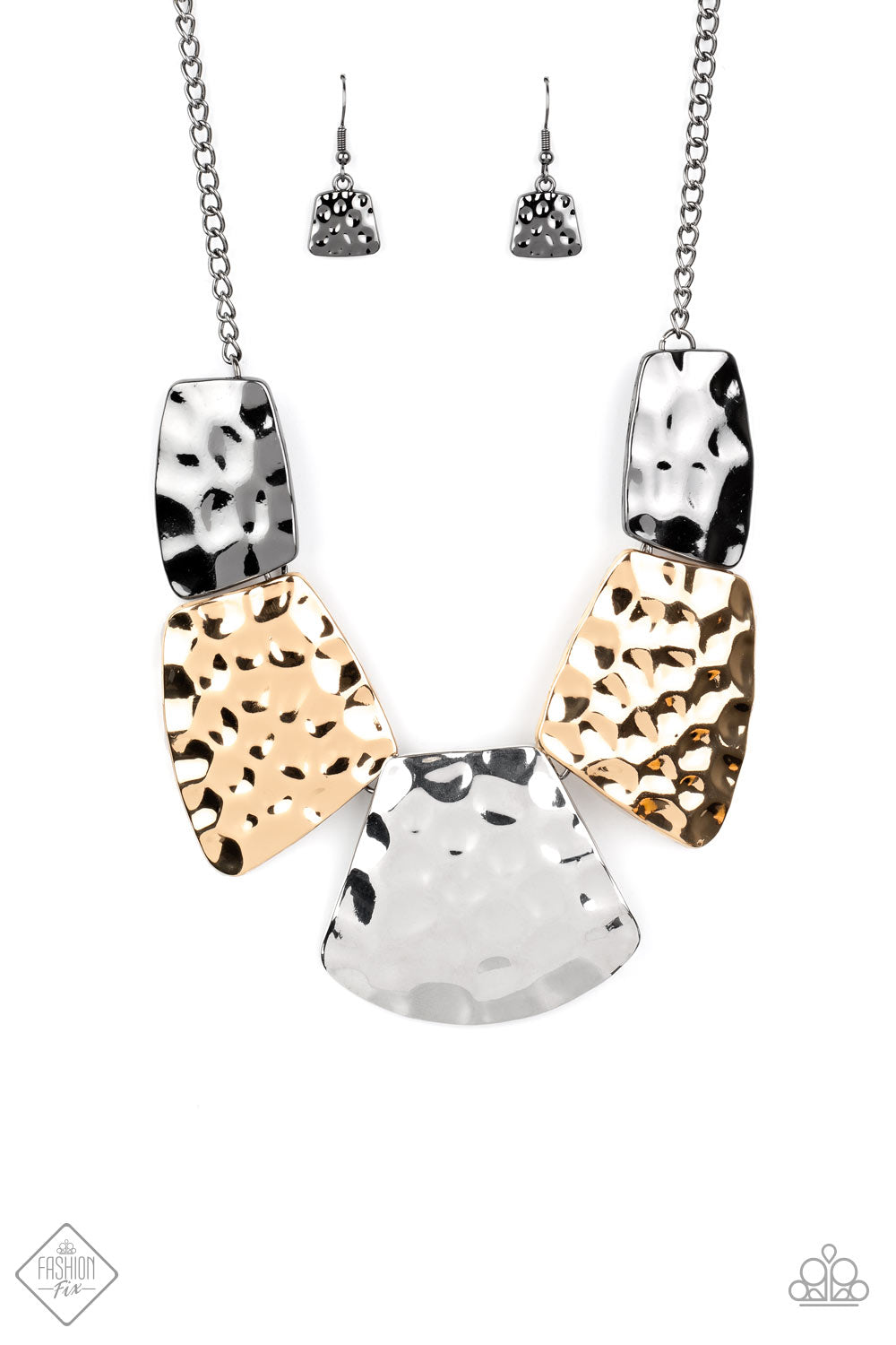 HAUTE Plates Multi Color Necklace Paparazzi